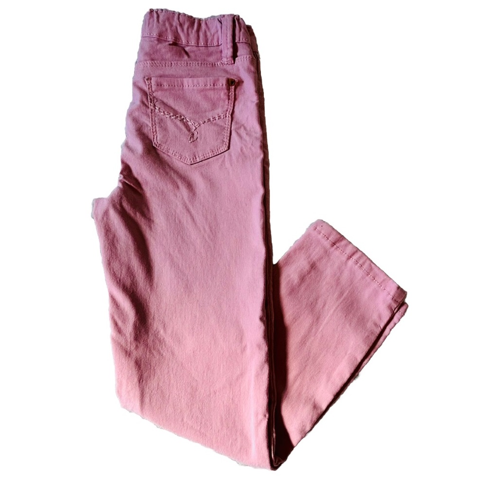 **Great Item** YMI HyperStretch Jeans-Straight Leg-Mauve/Pink-Girls Size 6X-Used